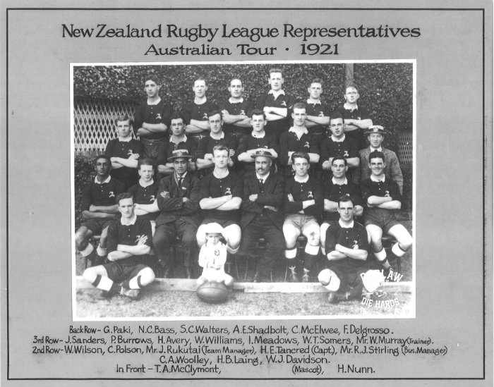 New Zealand Rugby League Team 1921 Austrlia Tour